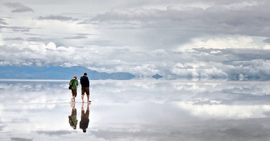 玻利维亚的乌尤尼盐湖
